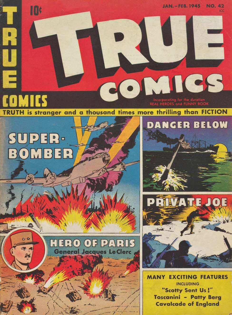 Book Cover For True Comics 42