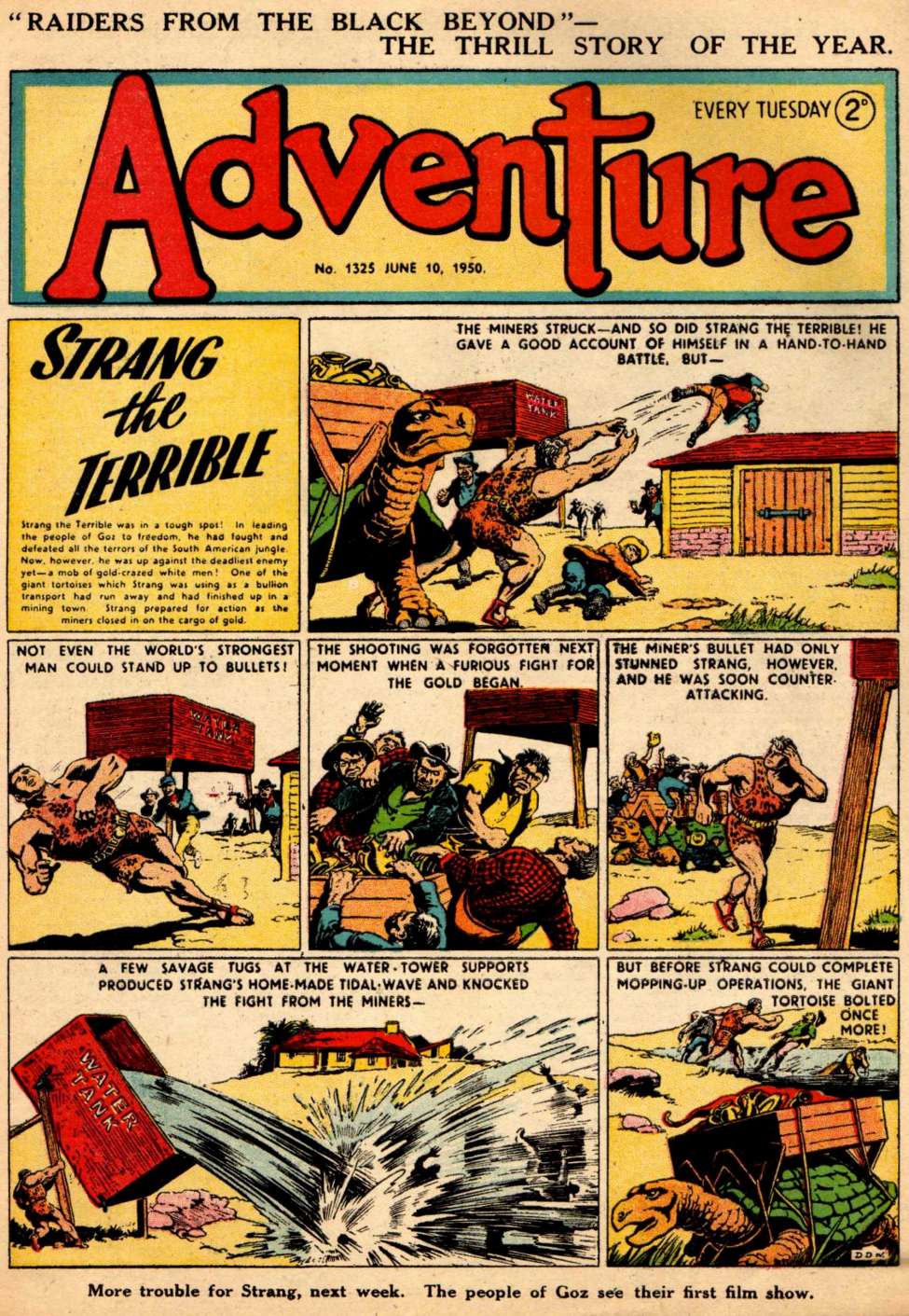 Comic Book Cover For Adventure 1325