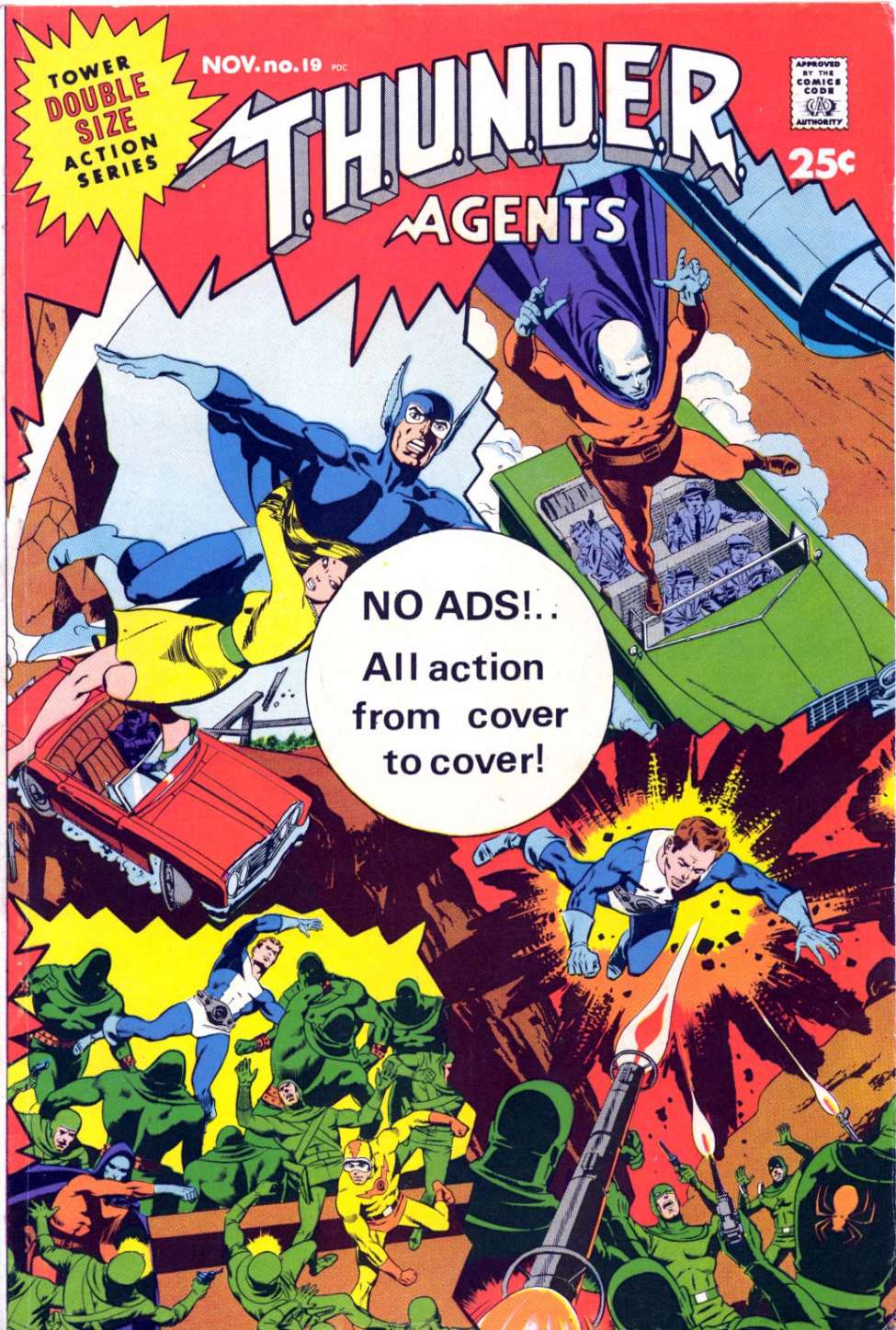 Comic Book Cover For T.H.U.N.D.E.R. Agents 19