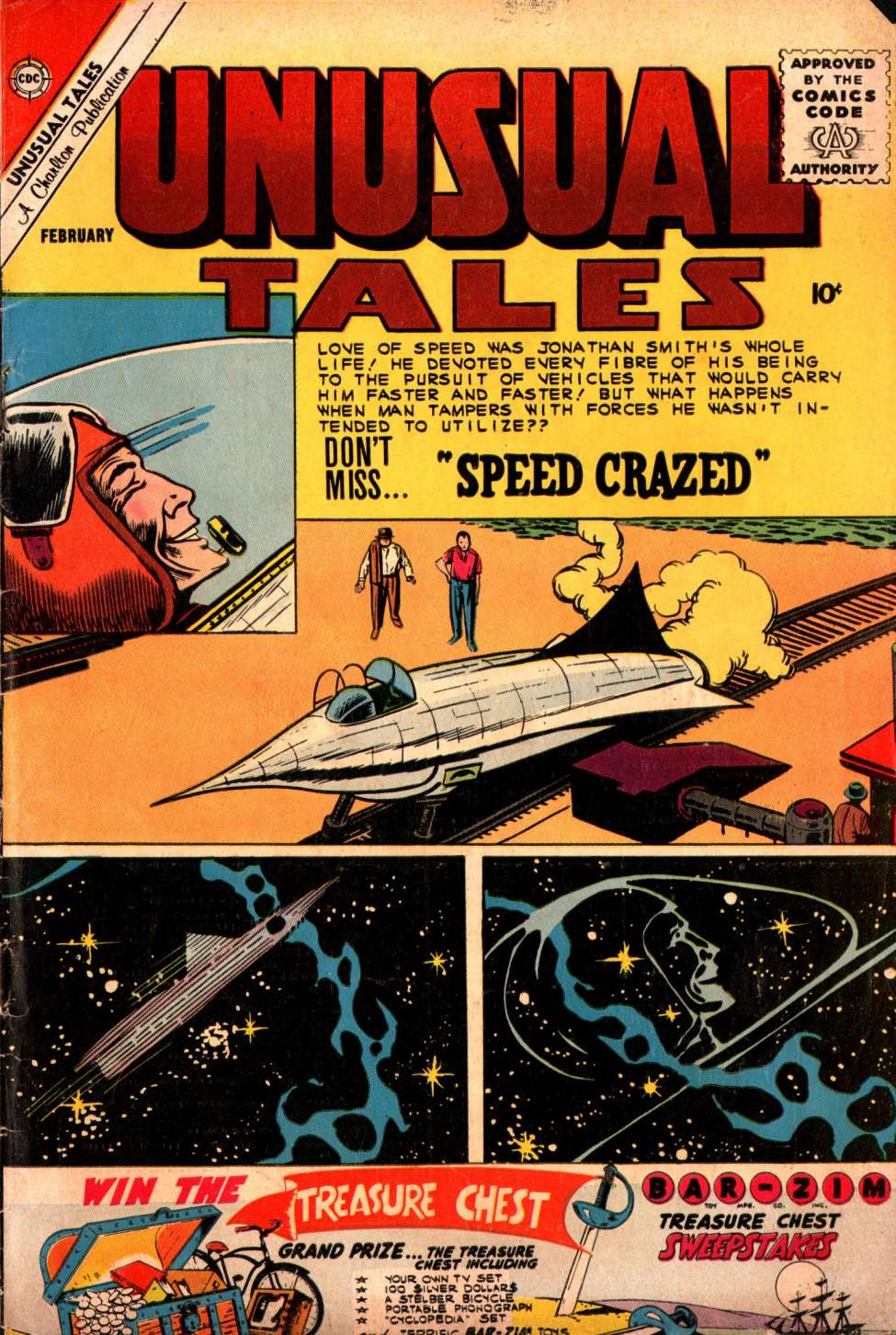 Comic Book Cover For Unusual Tales 26