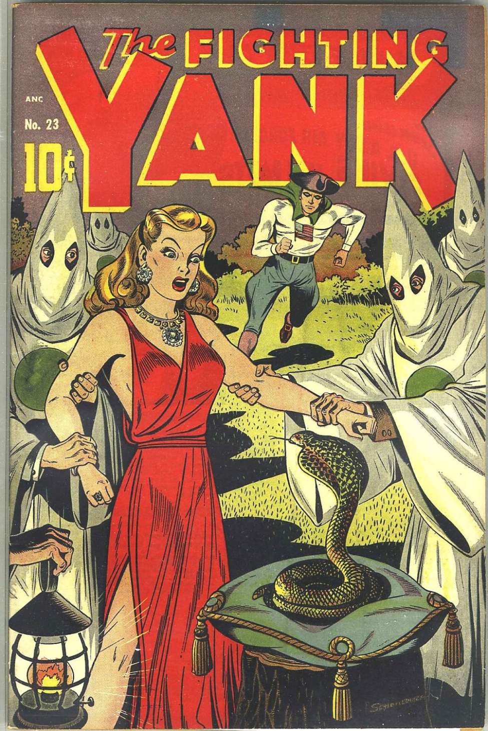 Comic Book Cover For The Fighting Yank 23