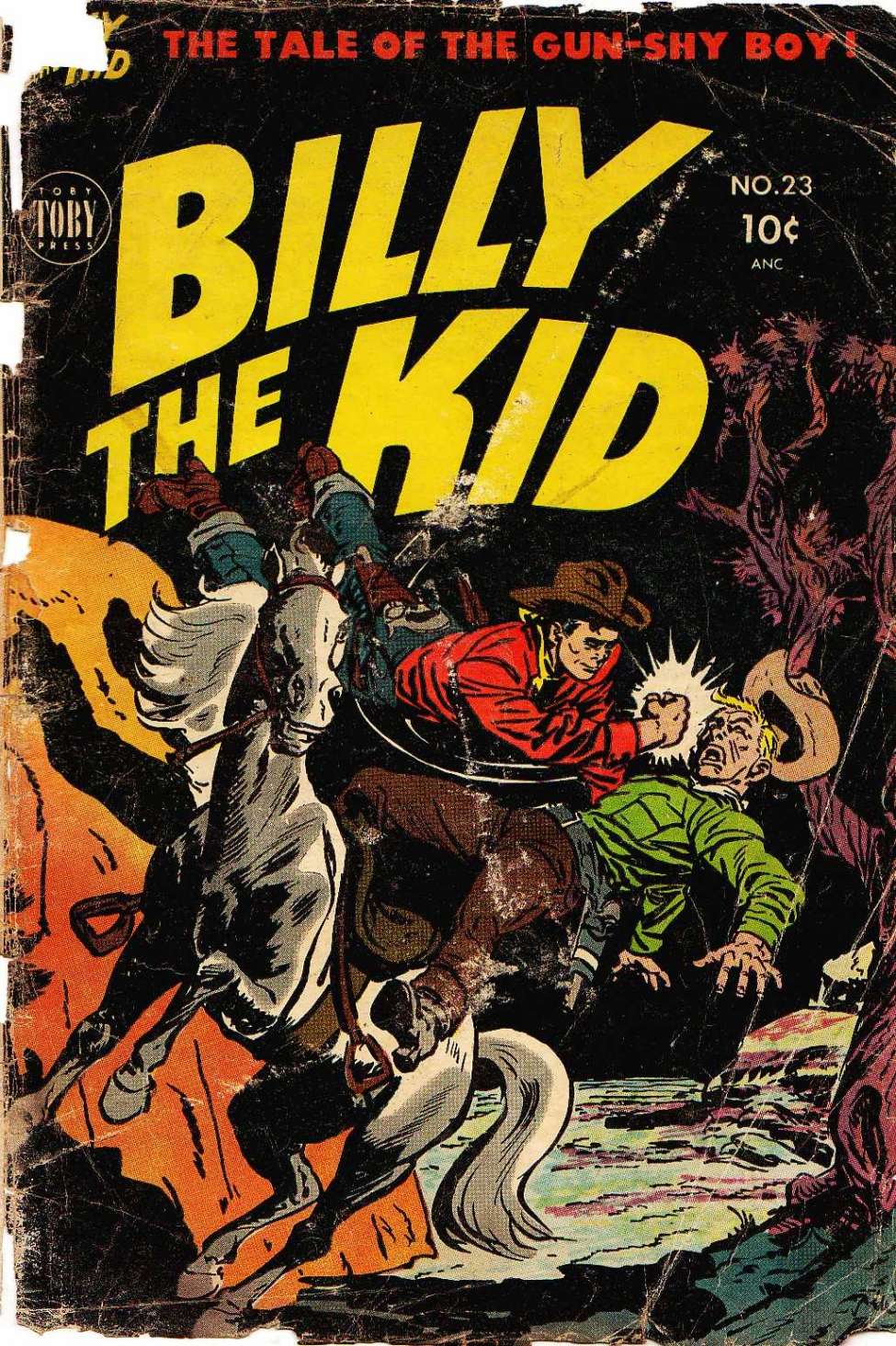 Book Cover For Billy the Kid Adventure Magazine 23