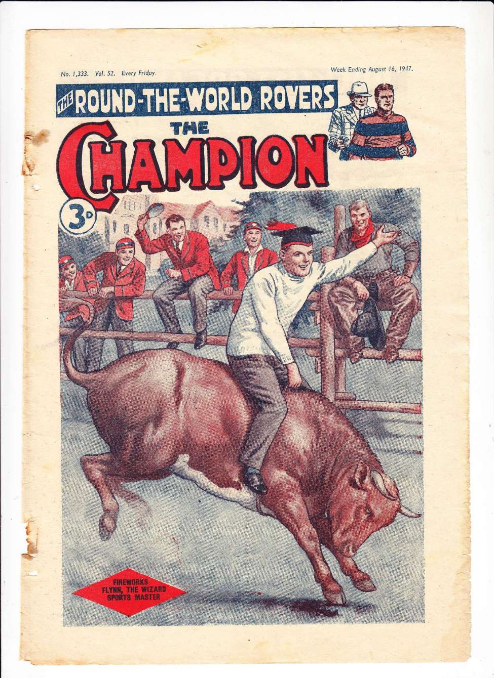 Comic Book Cover For The Champion 1333