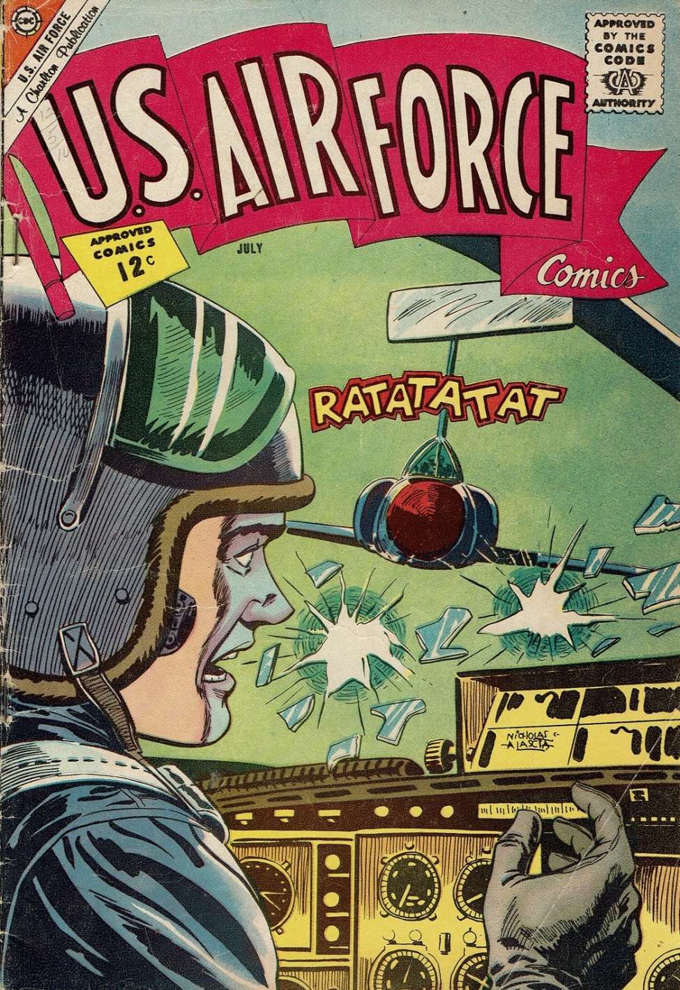 Comic Book Cover For U.S. Air Force Comics 22