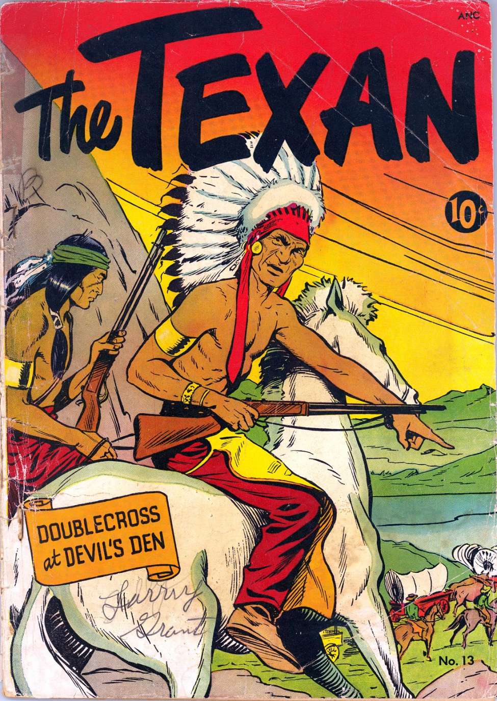 Comic Book Cover For The Texan 13