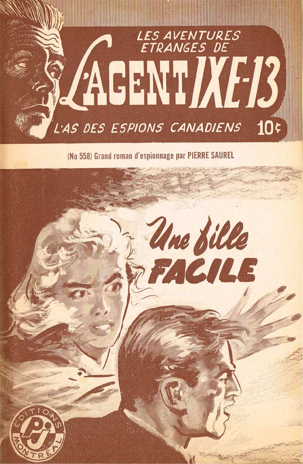 Book Cover For L'Agent IXE-13 v2 558 - Une fille facile
