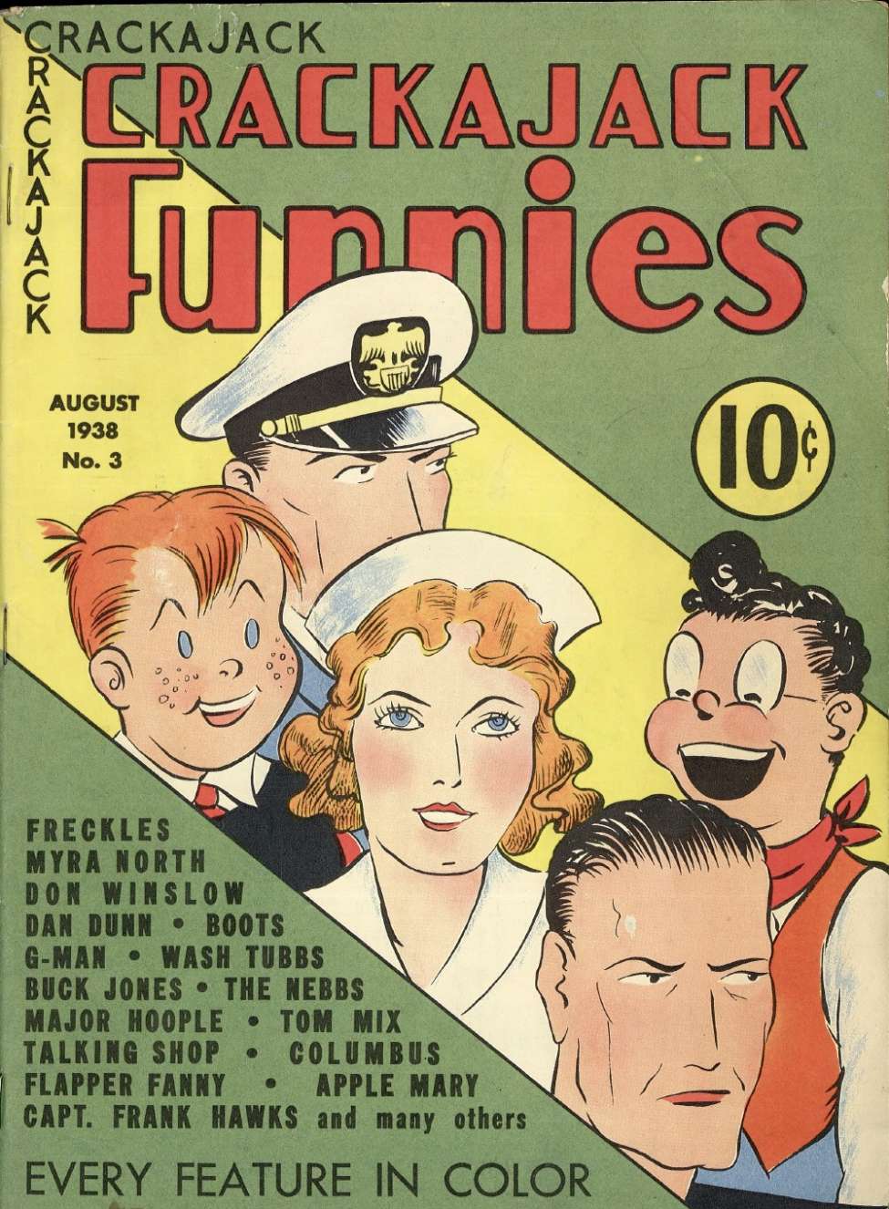 Comic Book Cover For Crackajack Funnies 3
