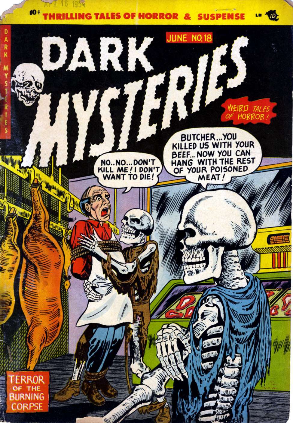 Comic Book Cover For Dark Mysteries 18