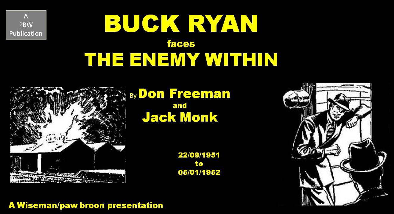 Book Cover For Buck Ryan 45 - The Enemy Within