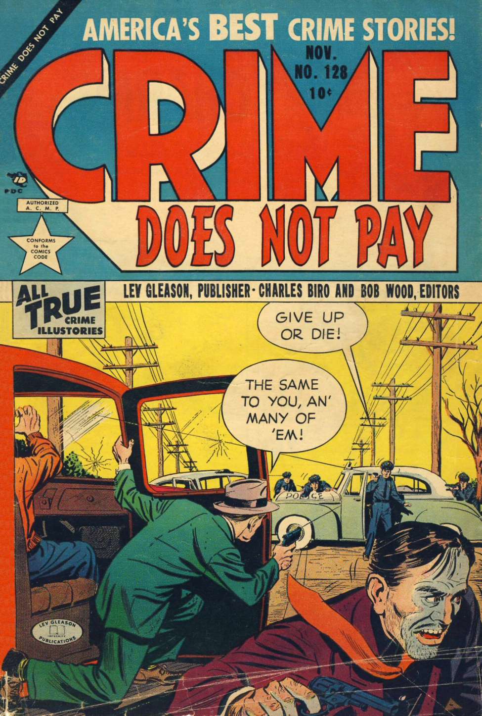 Book Cover For Crime Does Not Pay 128
