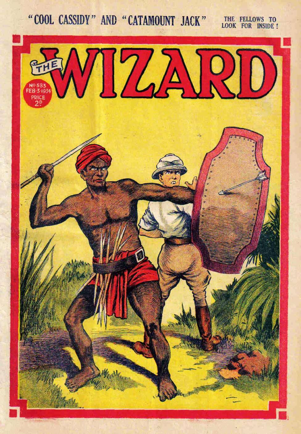 Comic Book Cover For The Wizard 583