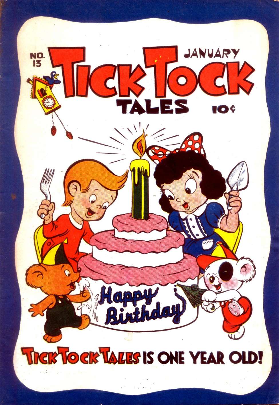 Comic Book Cover For Tick Tock Tales 13
