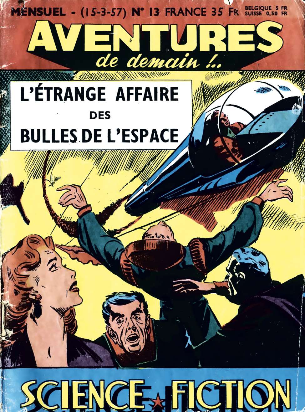 Comic Book Cover For Aventures de Demain 13 - L'étrange affaire des bulles de l'espace
