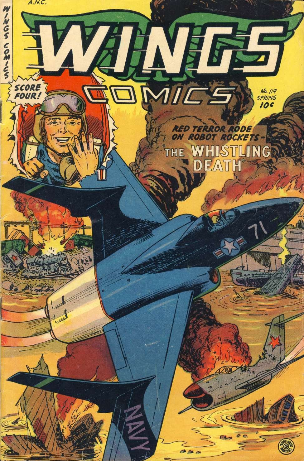Book Cover For Wings Comics 119