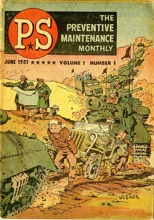 Comic Book Cover For PS Magazine 1
