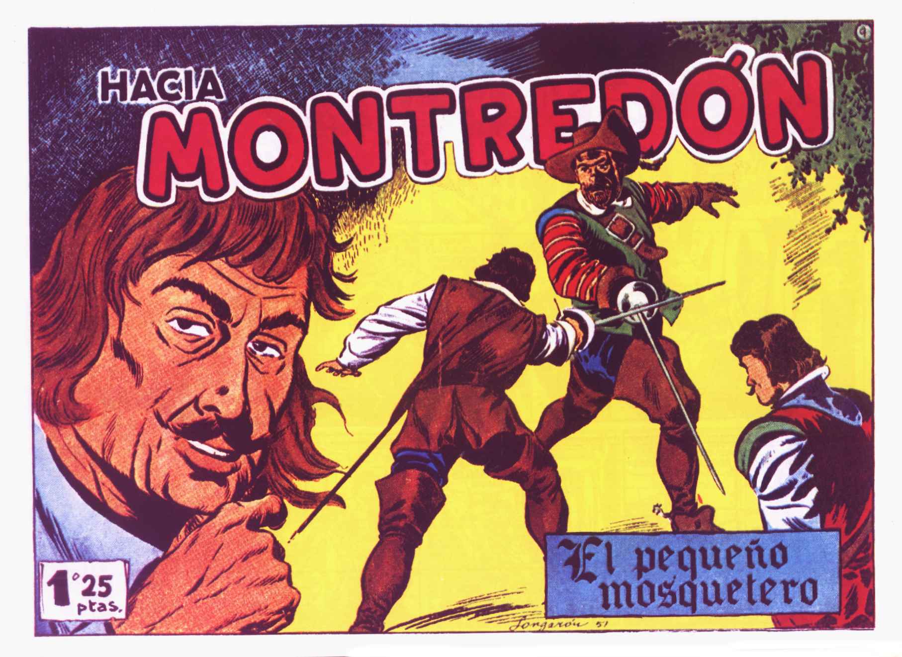 Comic Book Cover For El Pequeño Mosquetero 9 - Hacia Montredon