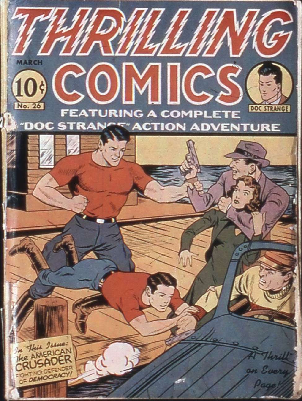 Book Cover For Thrilling Comics 26