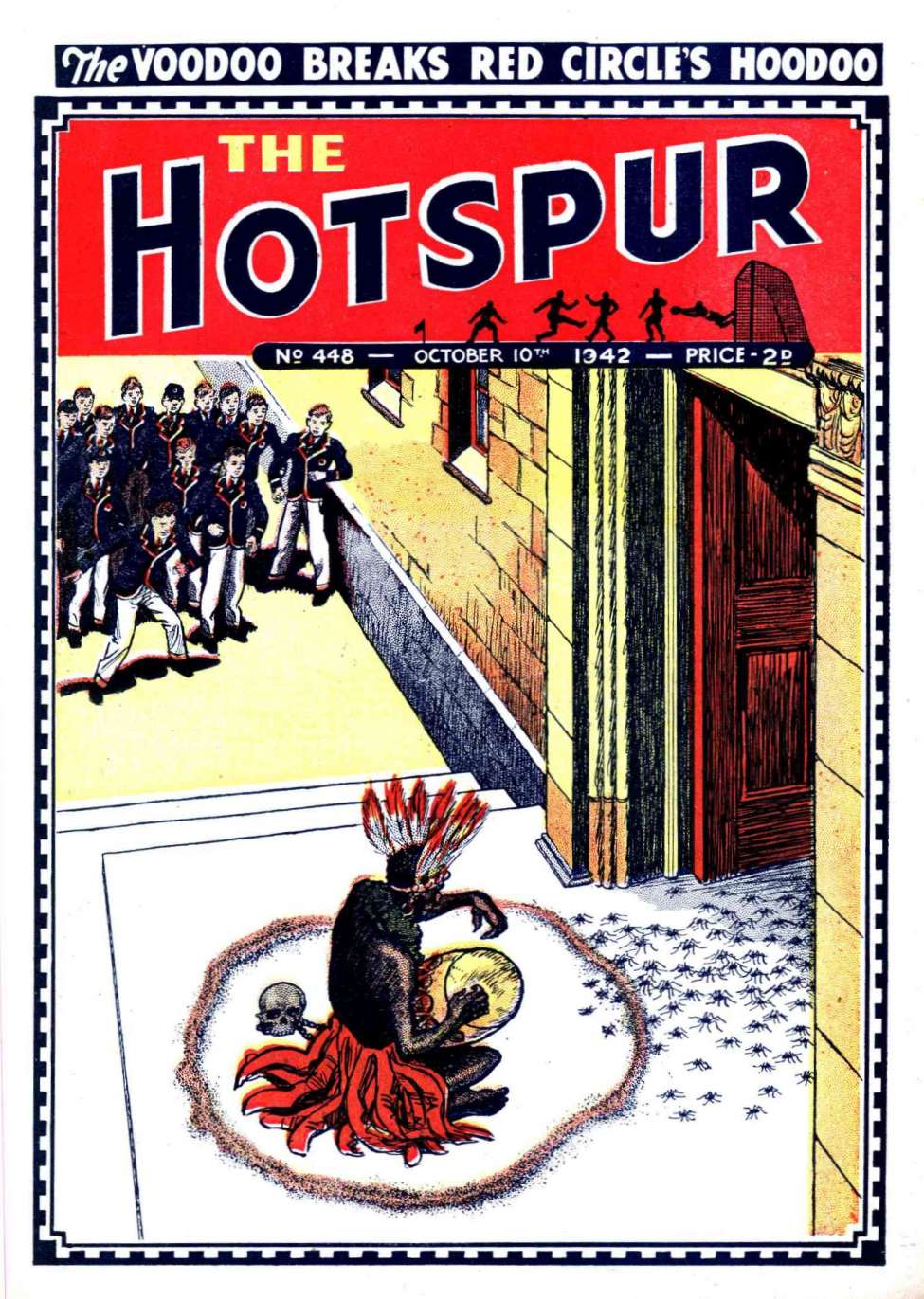 Comic Book Cover For The Hotspur 448