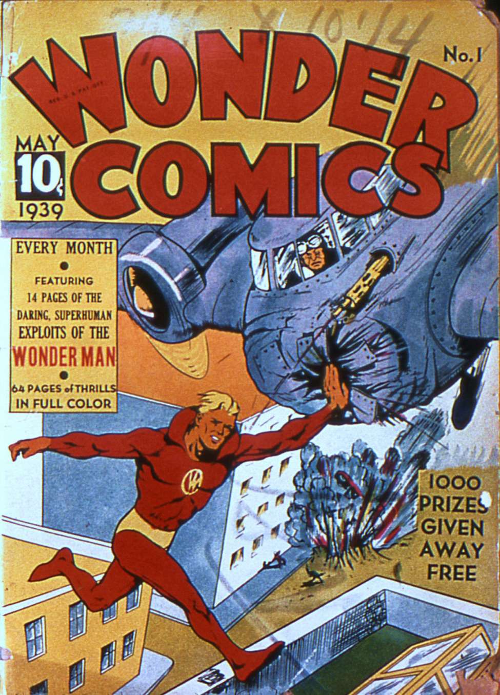 Book Cover For Wonder Comics 1 (fiche)