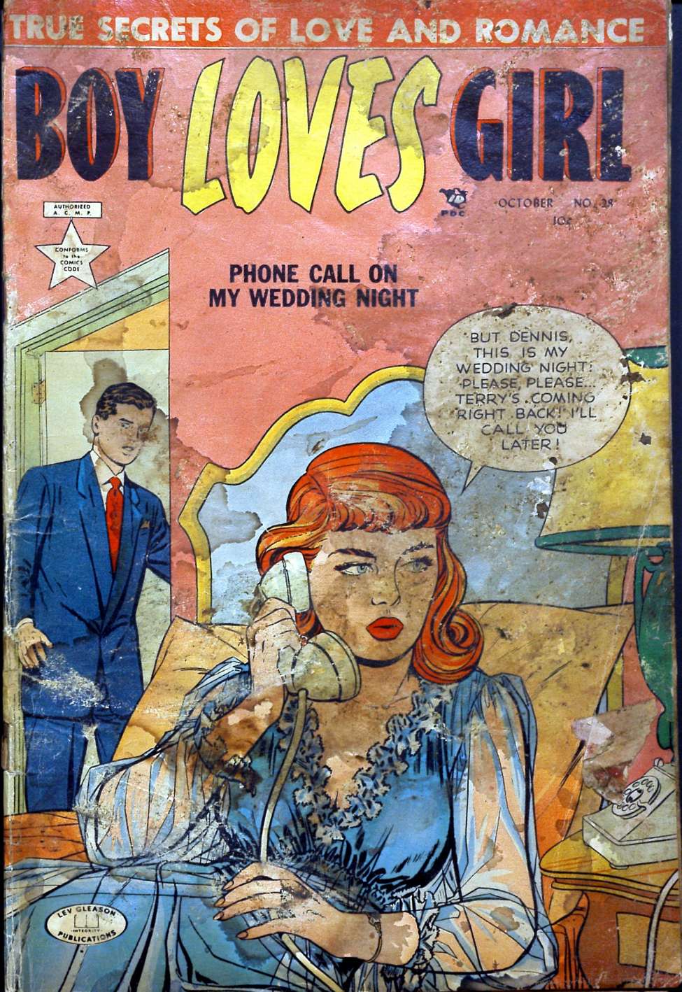 Comic Book Cover For Boy Loves Girl 28 (alt) - Version 2