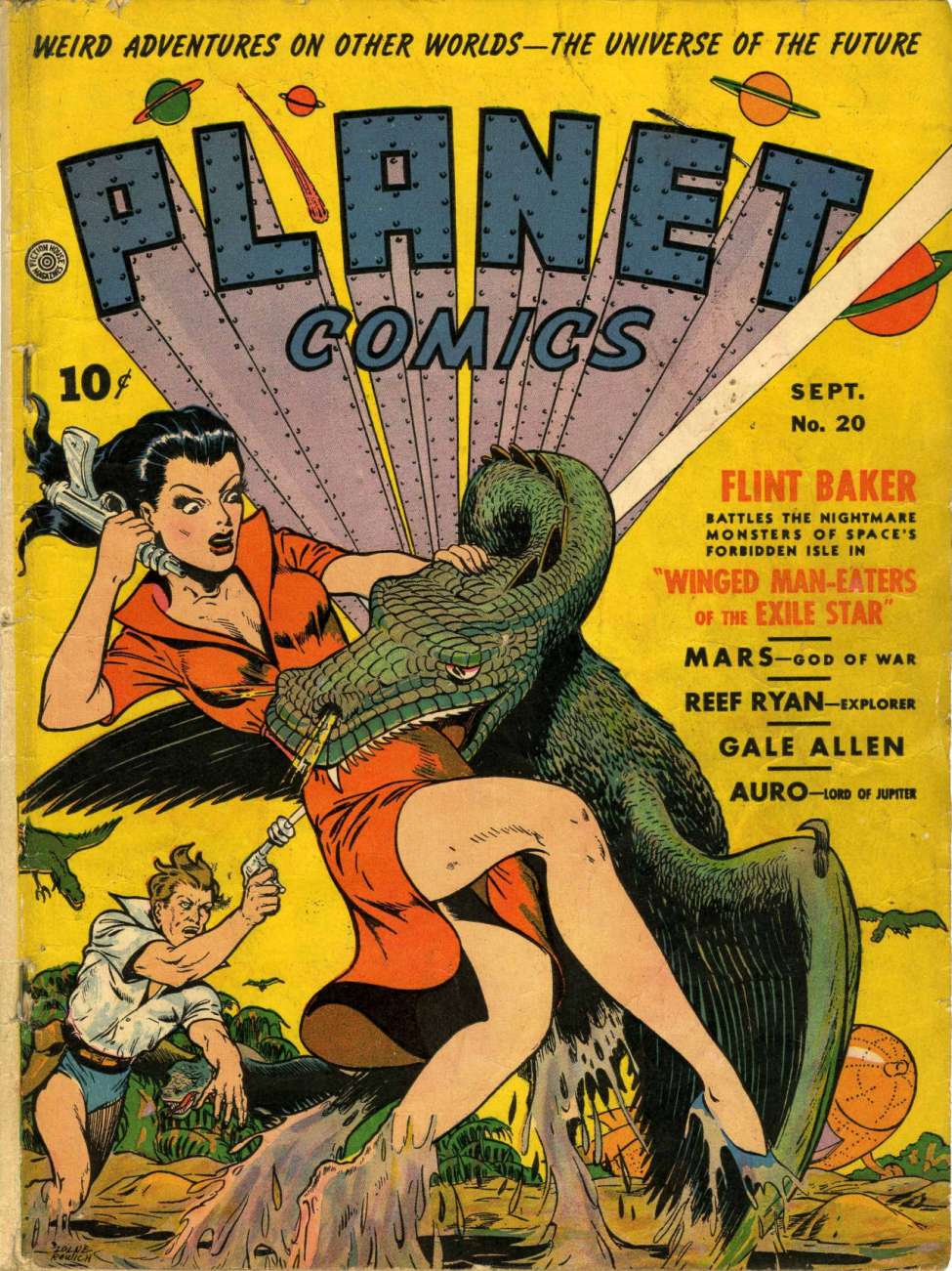 Comic Book Cover For Planet Comics 20 (paper/2fiche)