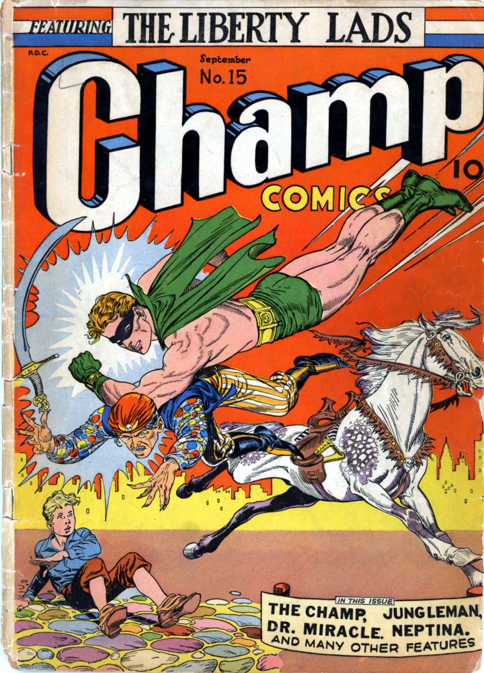 Comic Book Cover For Champ Comics 15 (alt)