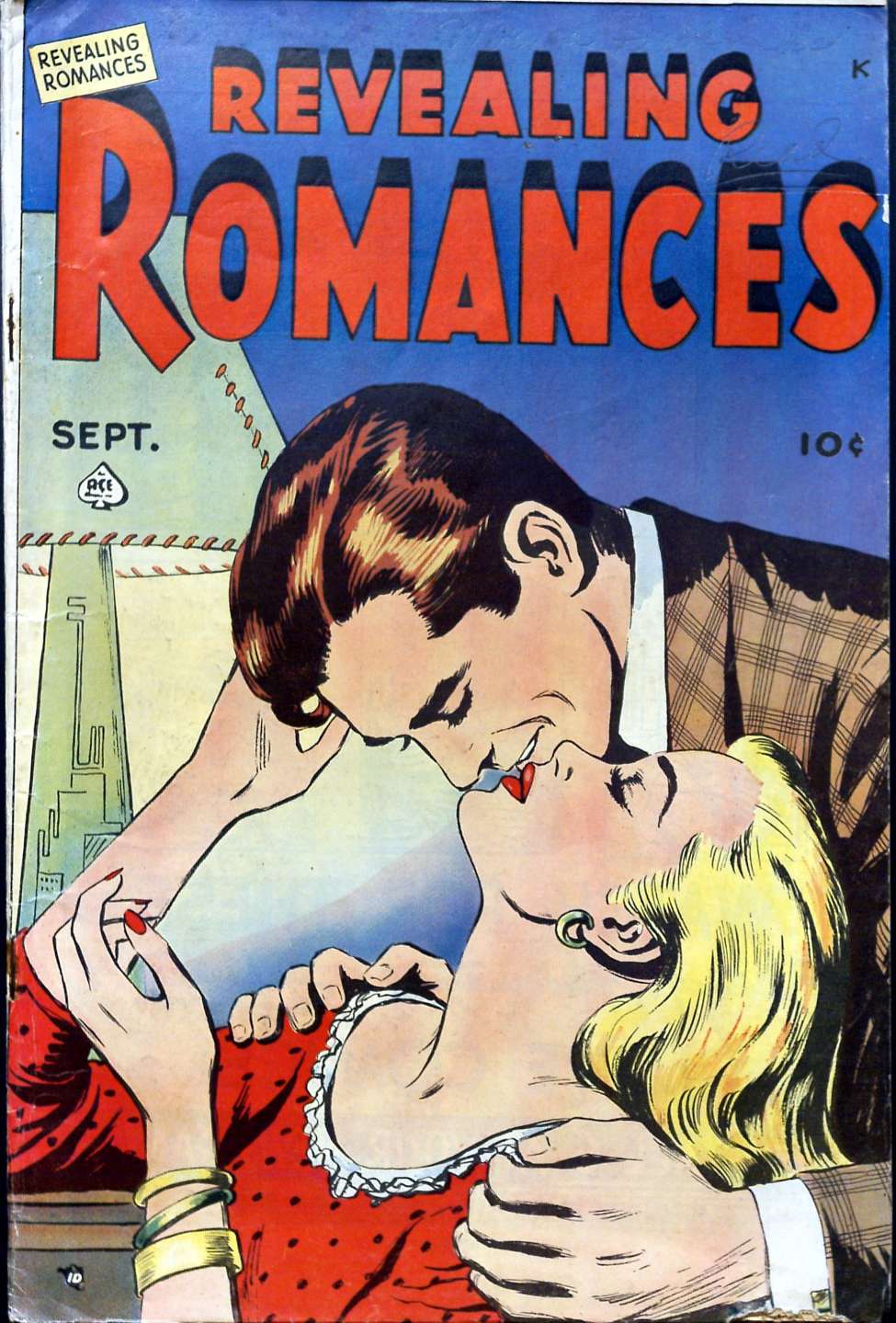 Comic Book Cover For Revealing Romances 1