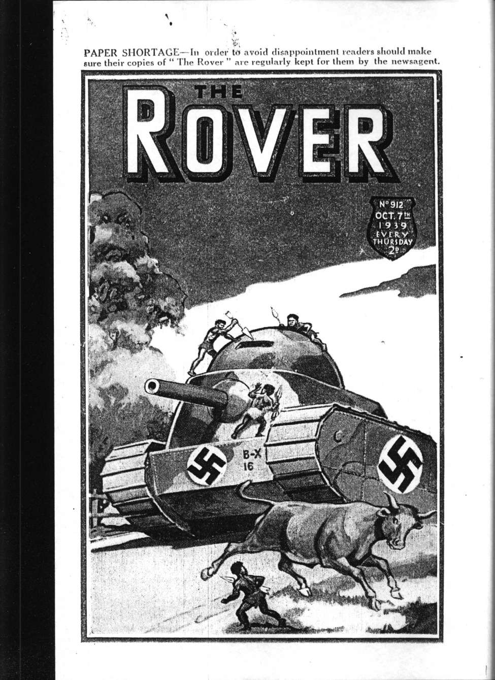 Book Cover For The Rover 912