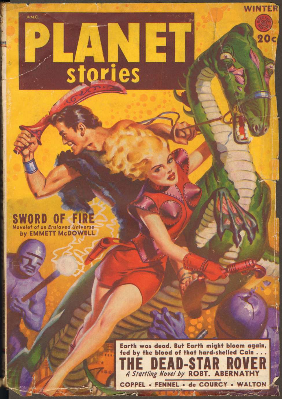 Comic Book Cover For Planet Stories v4 5 - The Dead-Star Rover - Robert Abernathy