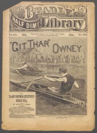 Large Thumbnail For Beadle's Half Dime Library 485 - Git Thar Owney, the Unknown