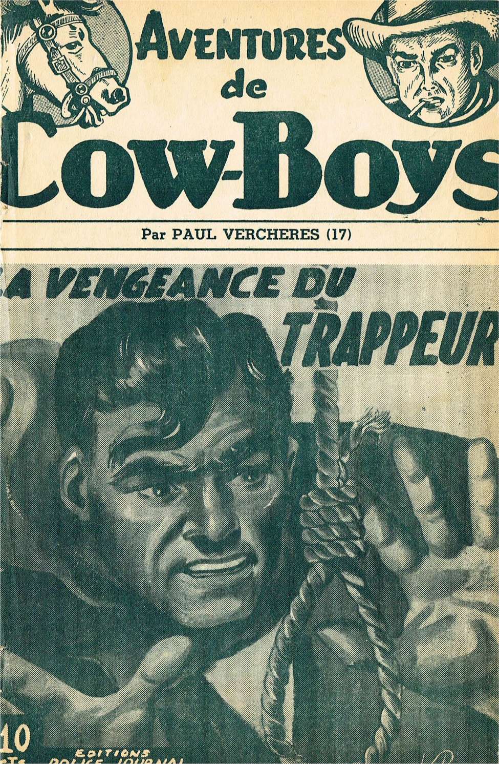 Book Cover For Aventures de Cow-Boys 17 - La vengeance du Trappeur