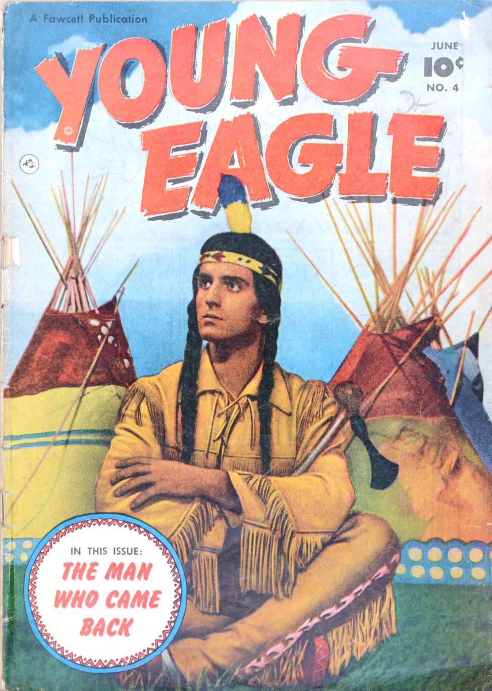 Comic Book Cover For Young Eagle 4