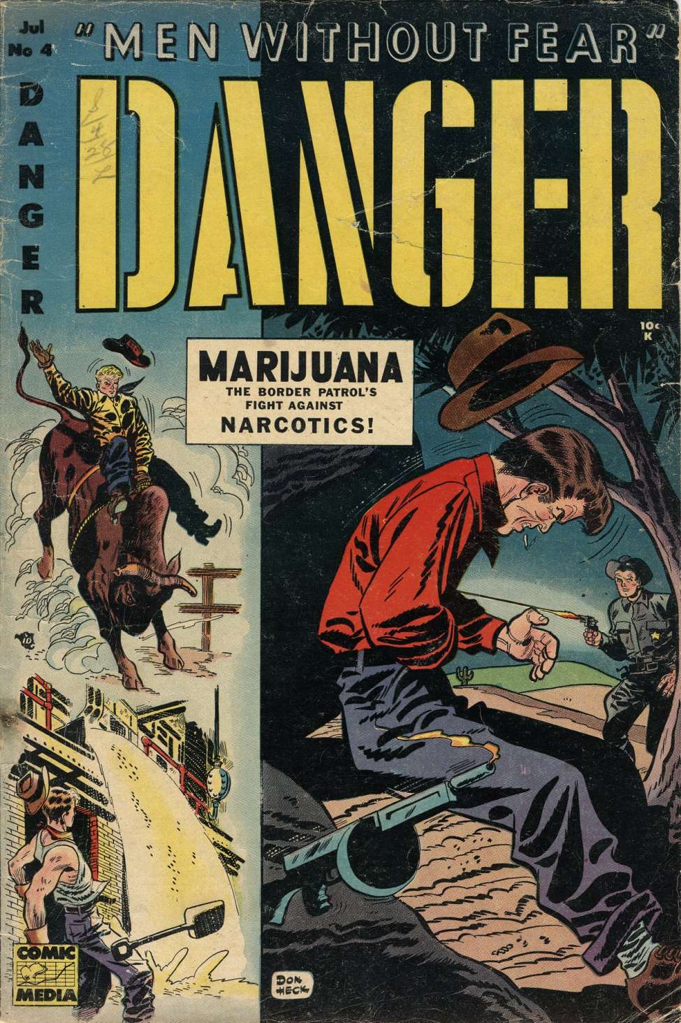 Comic Book Cover For Danger 4