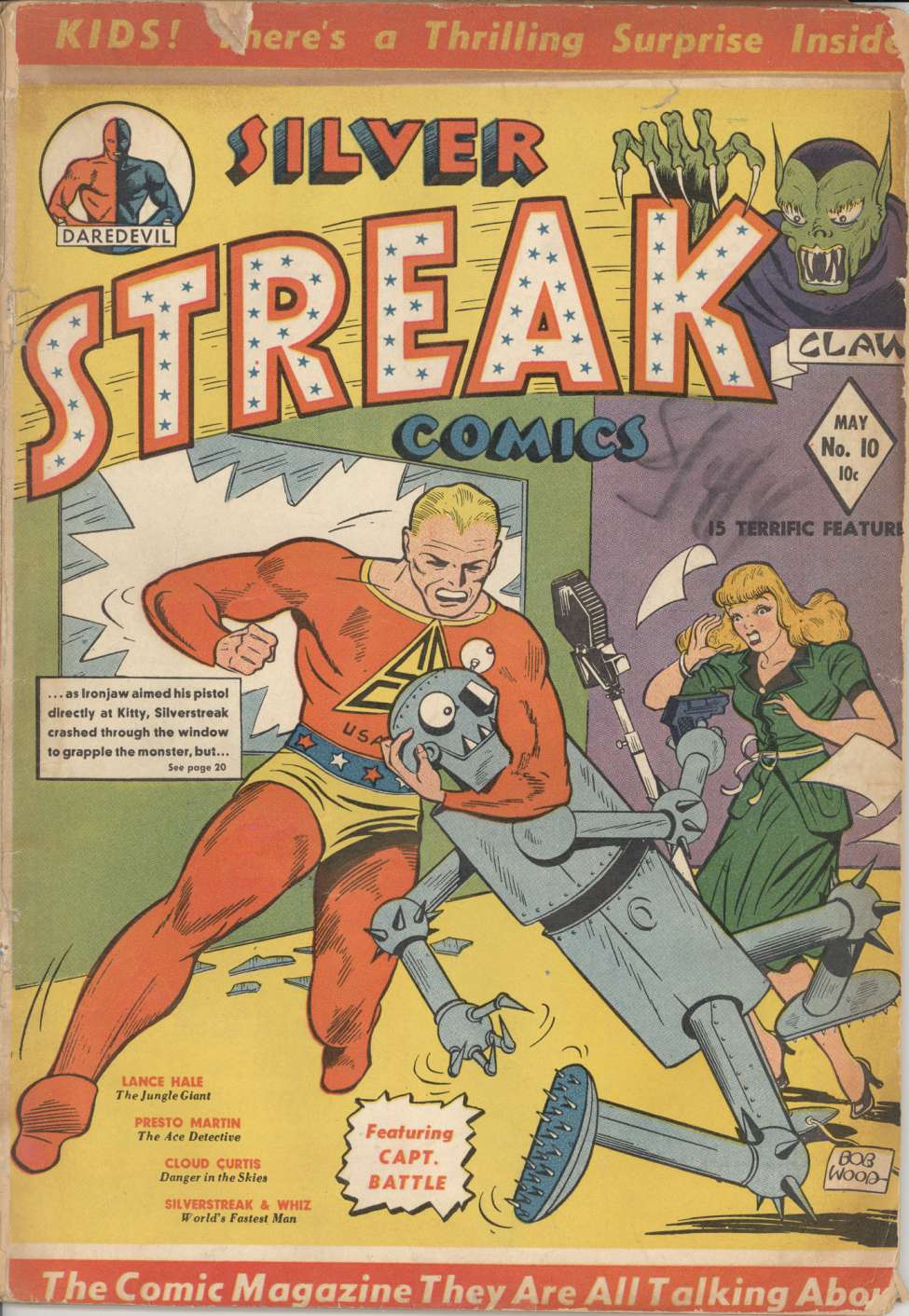 Comic Book Cover For Silver Streak Comics 10