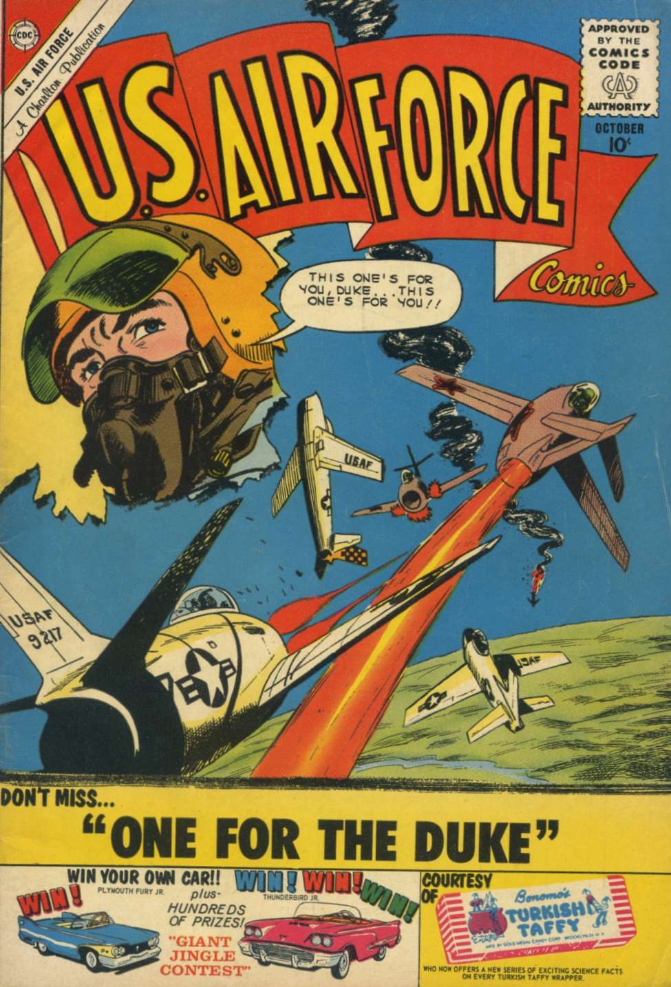 Comic Book Cover For U.S. Air Force Comics 12 - Version 1