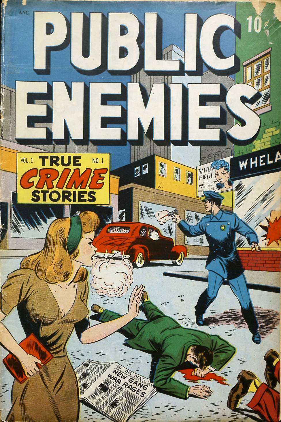 Comic Book Cover For Public Enemies 1