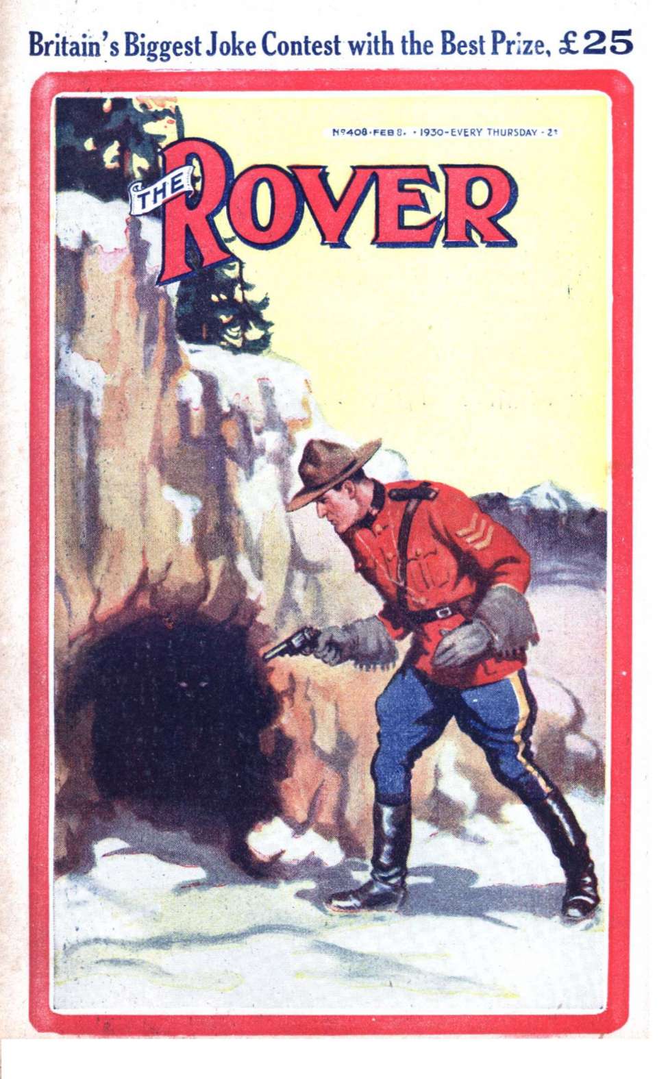 Comic Book Cover For The Rover 408