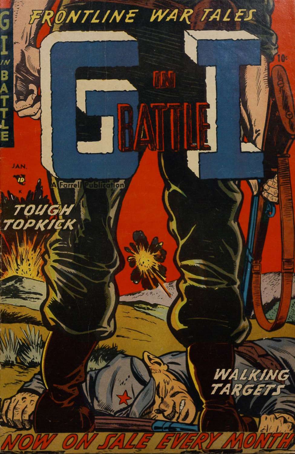 Comic Book Cover For G-I in Battle 4