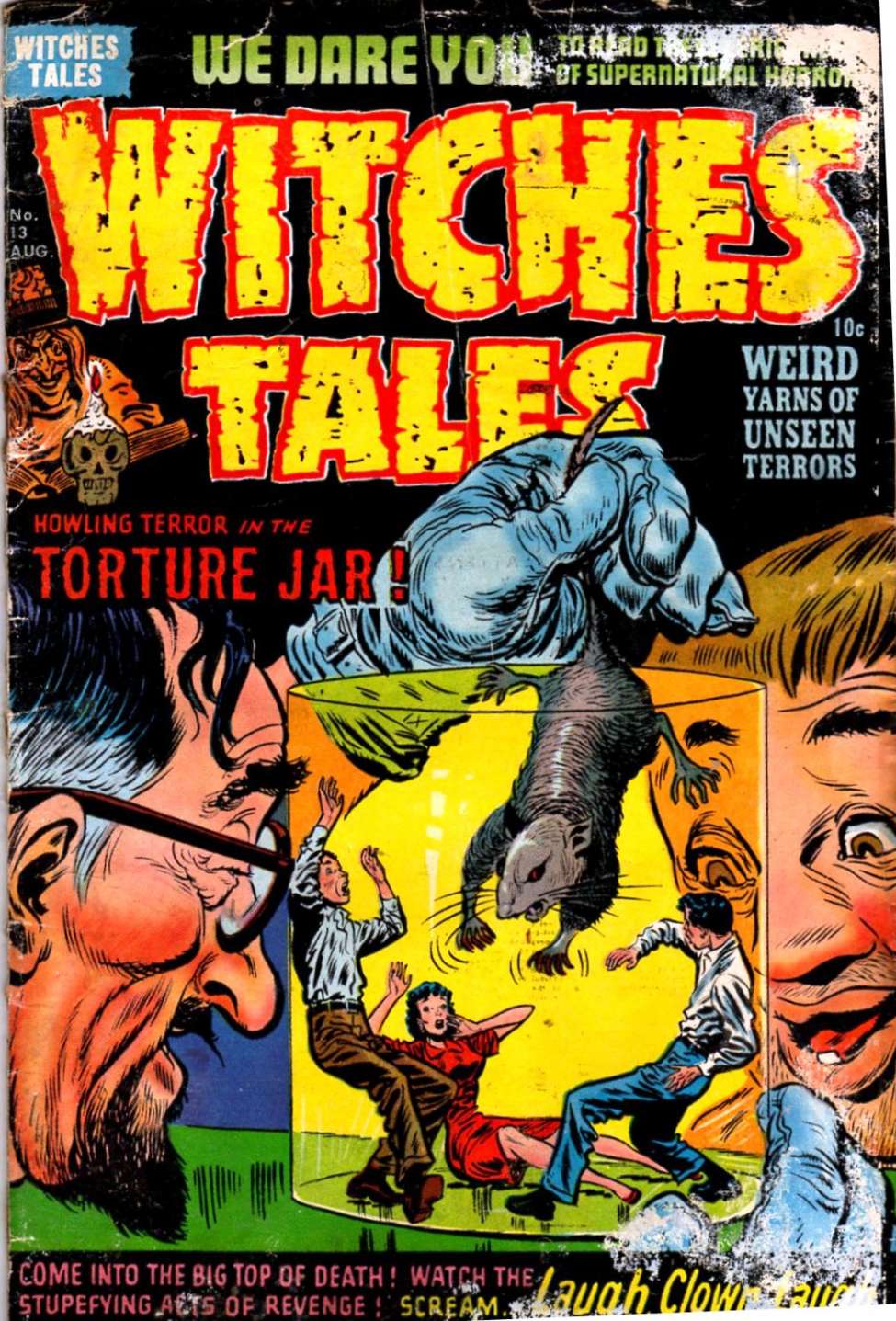 Comic Book Cover For Witches Tales 13