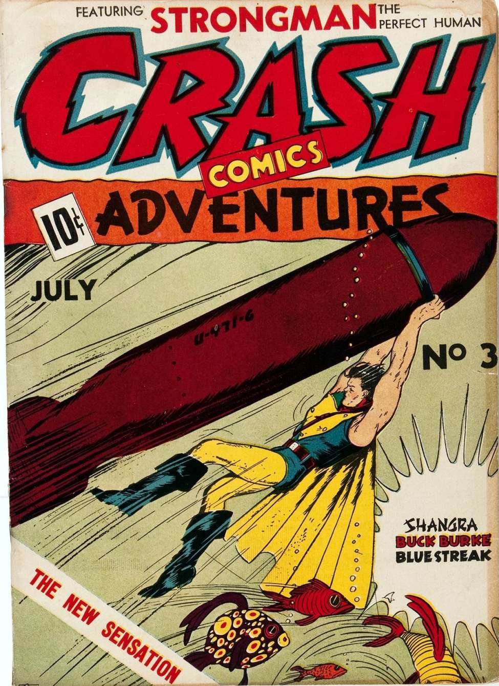 Book Cover For Crash Comics 3