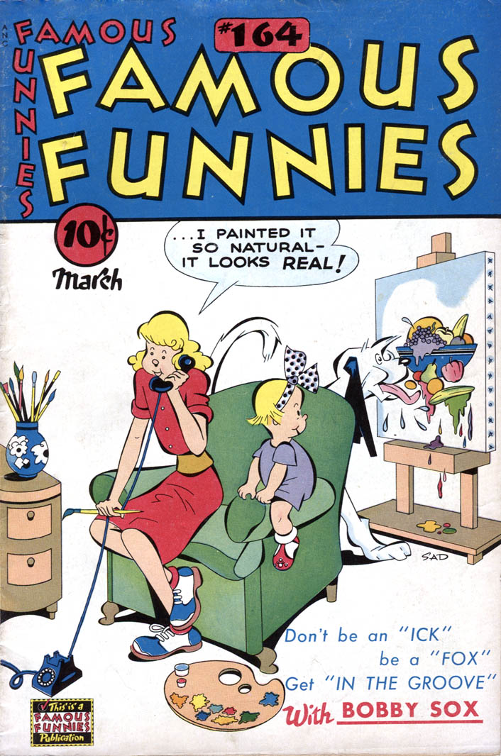 Comic Book Cover For Famous Funnies 164