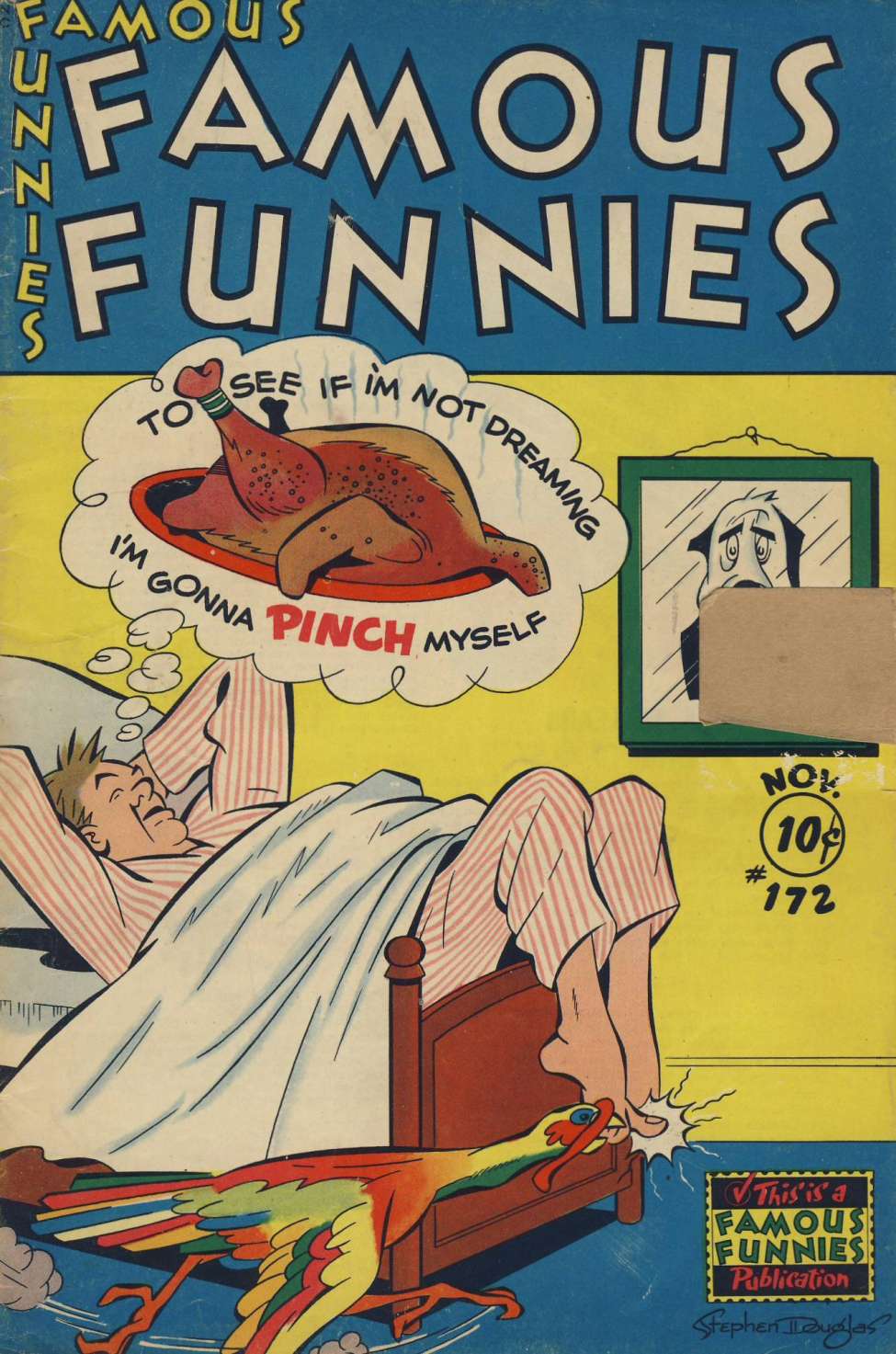 Comic Book Cover For Famous Funnies 172