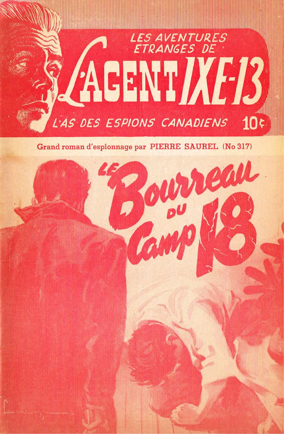 Book Cover For L'Agent IXE-13 v2 317 - Le bourreau du camp 18