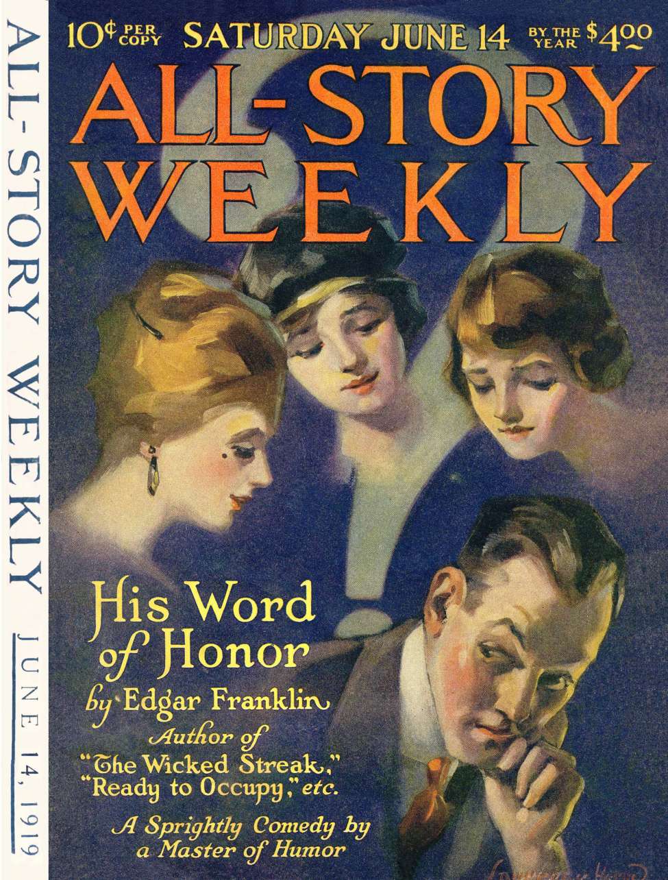 Comic Book Cover For All-Story Weekly v98 2