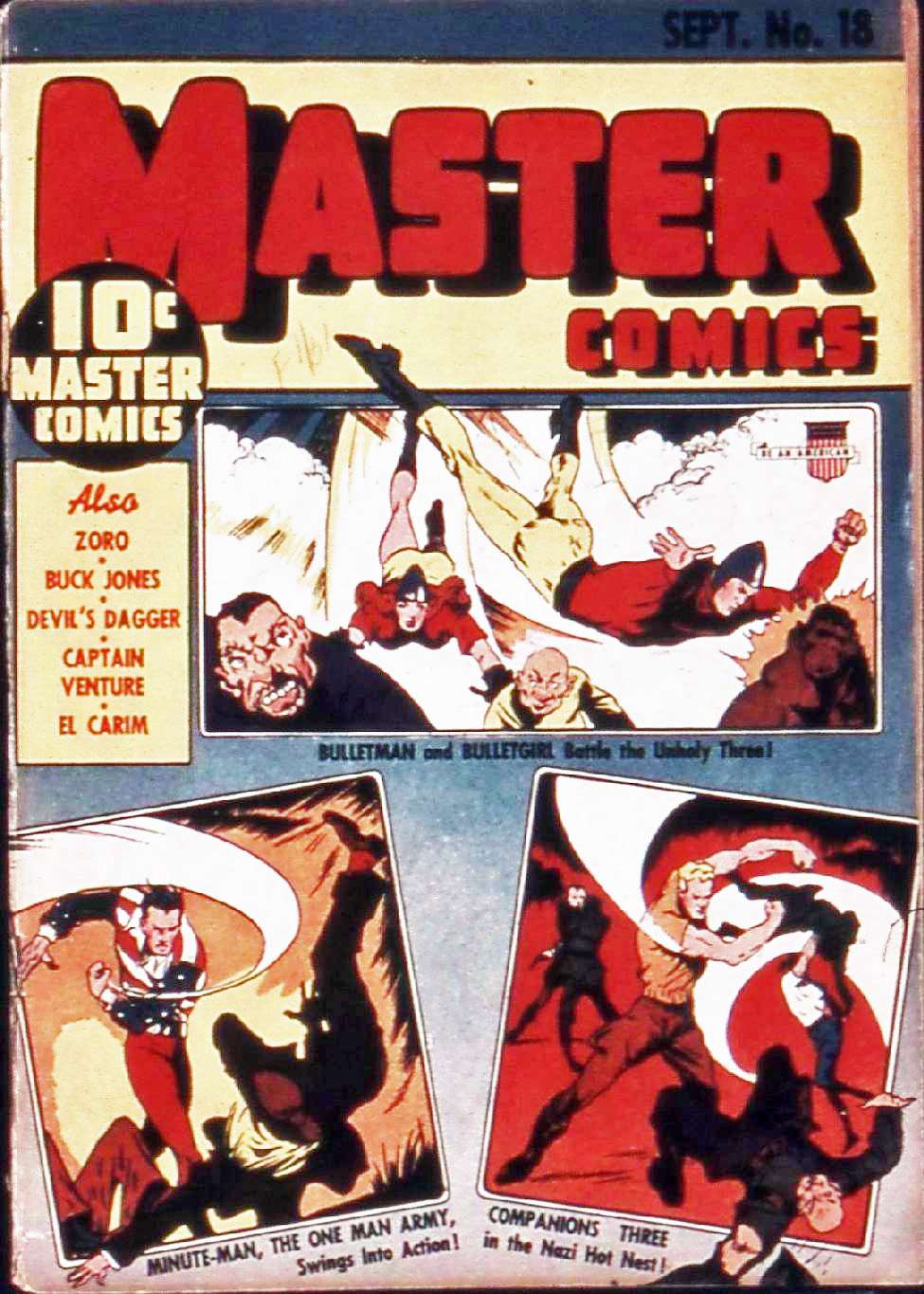 Comic Book Cover For Bulletman Archive Vol 3