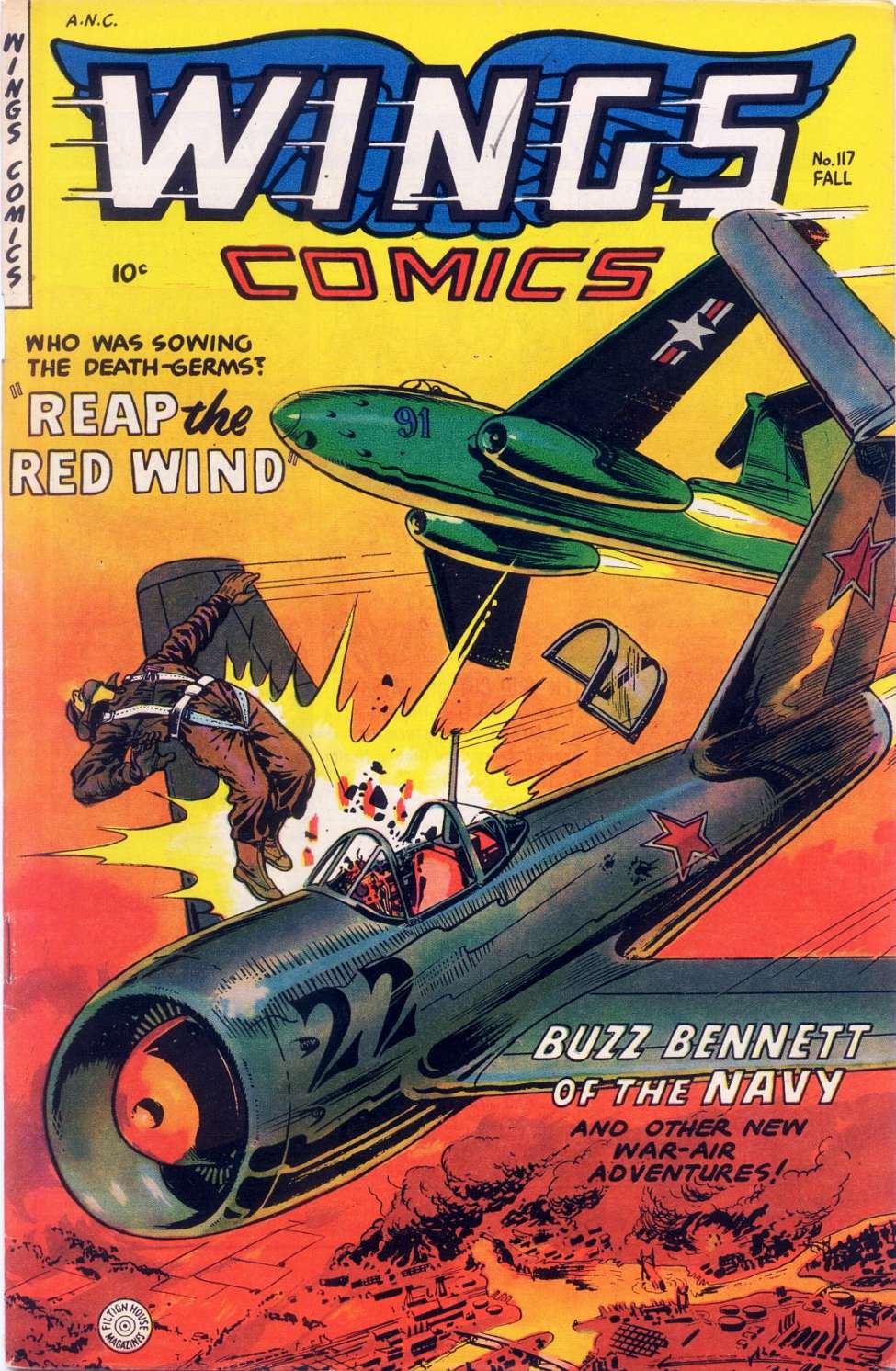 Comic Book Cover For Wings Comics 117