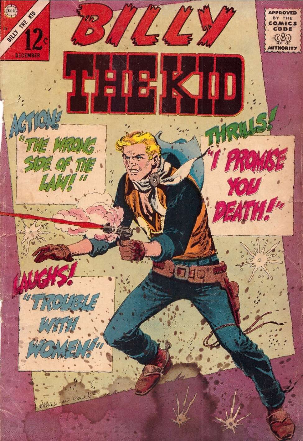 Comic Book Cover For Billy the Kid 53