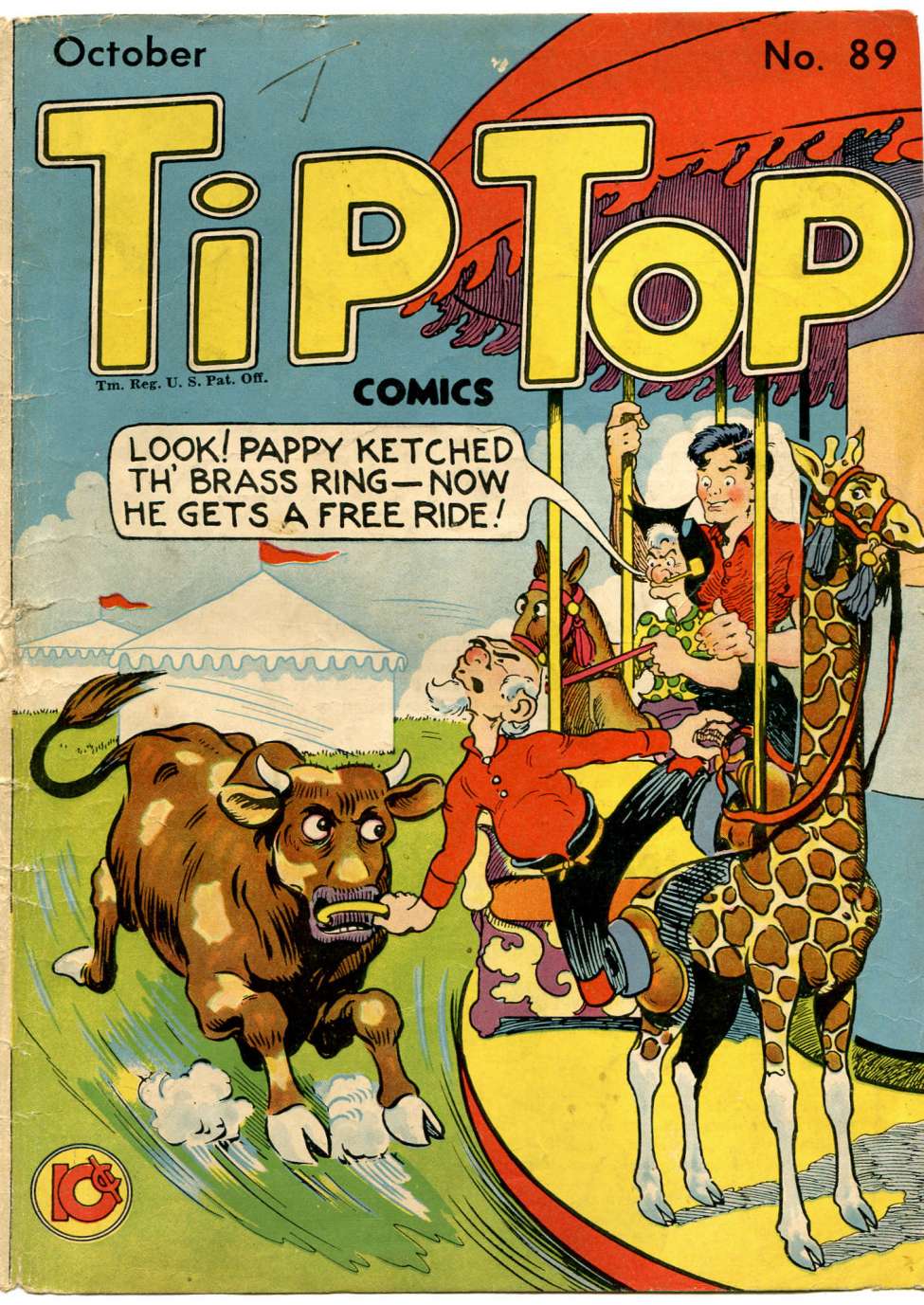 Book Cover For Tip Top Comics 89