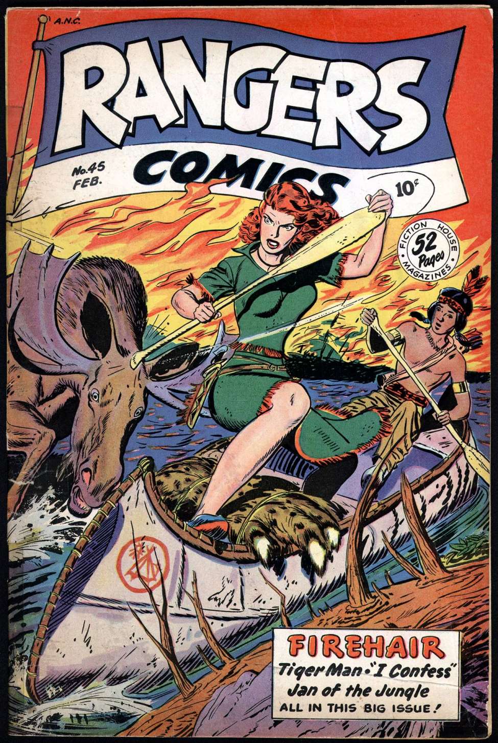 Comic Book Cover For Rangers Comics 45