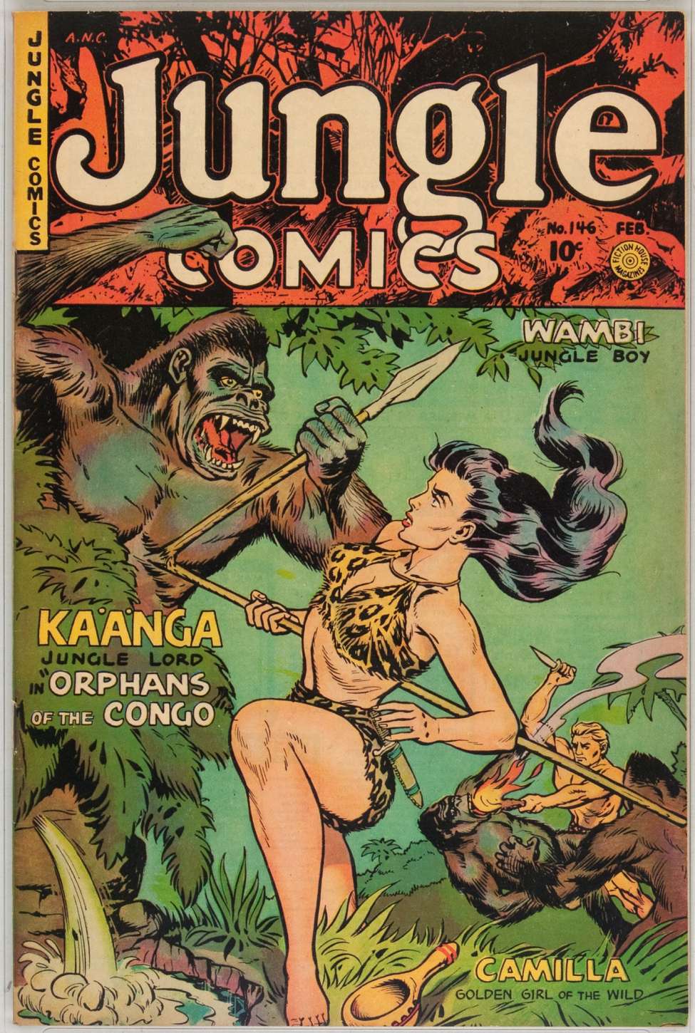 Book Cover For Jungle Comics 146